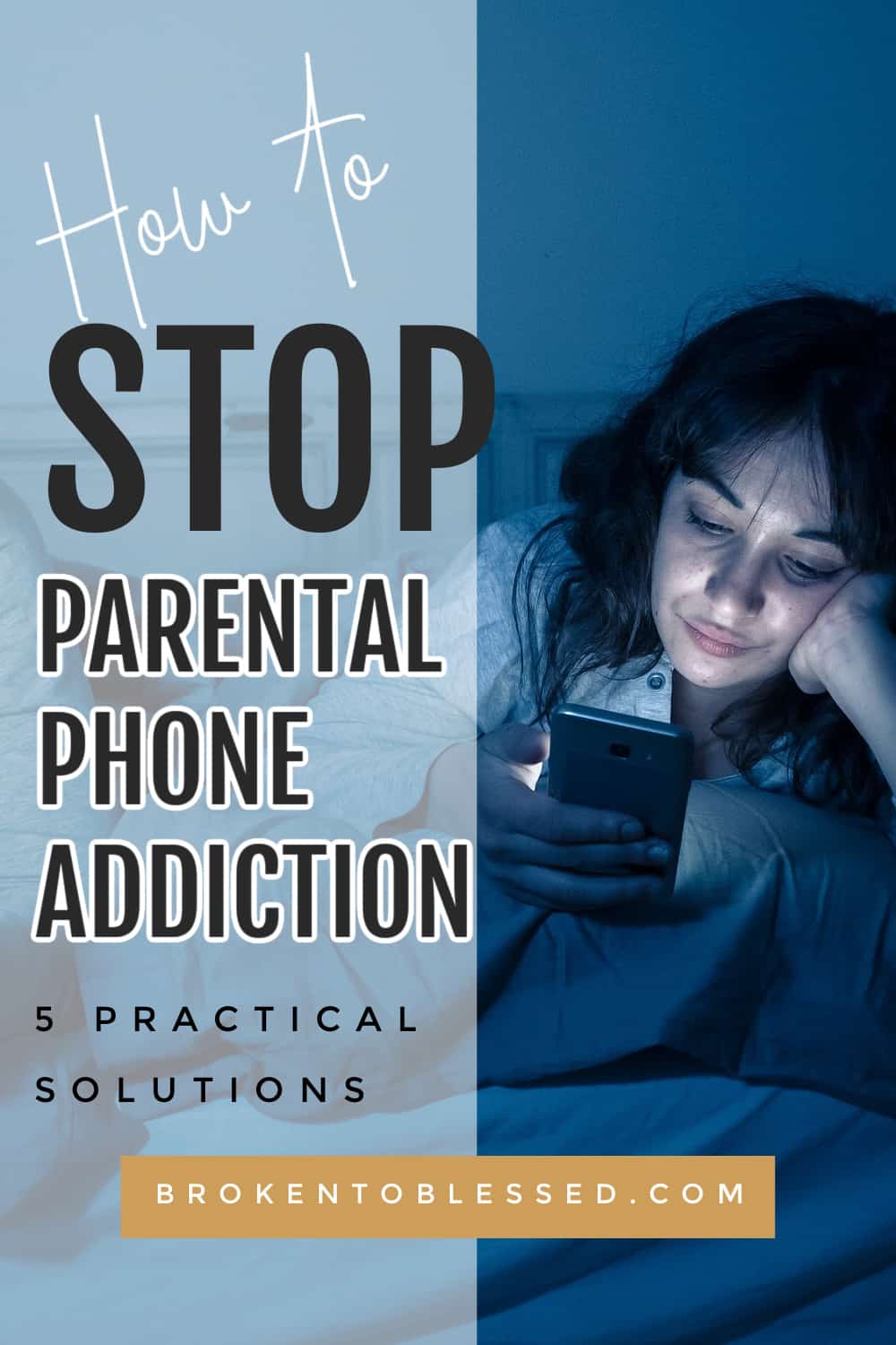 Stop parents smartphone addiction Pinterest image 