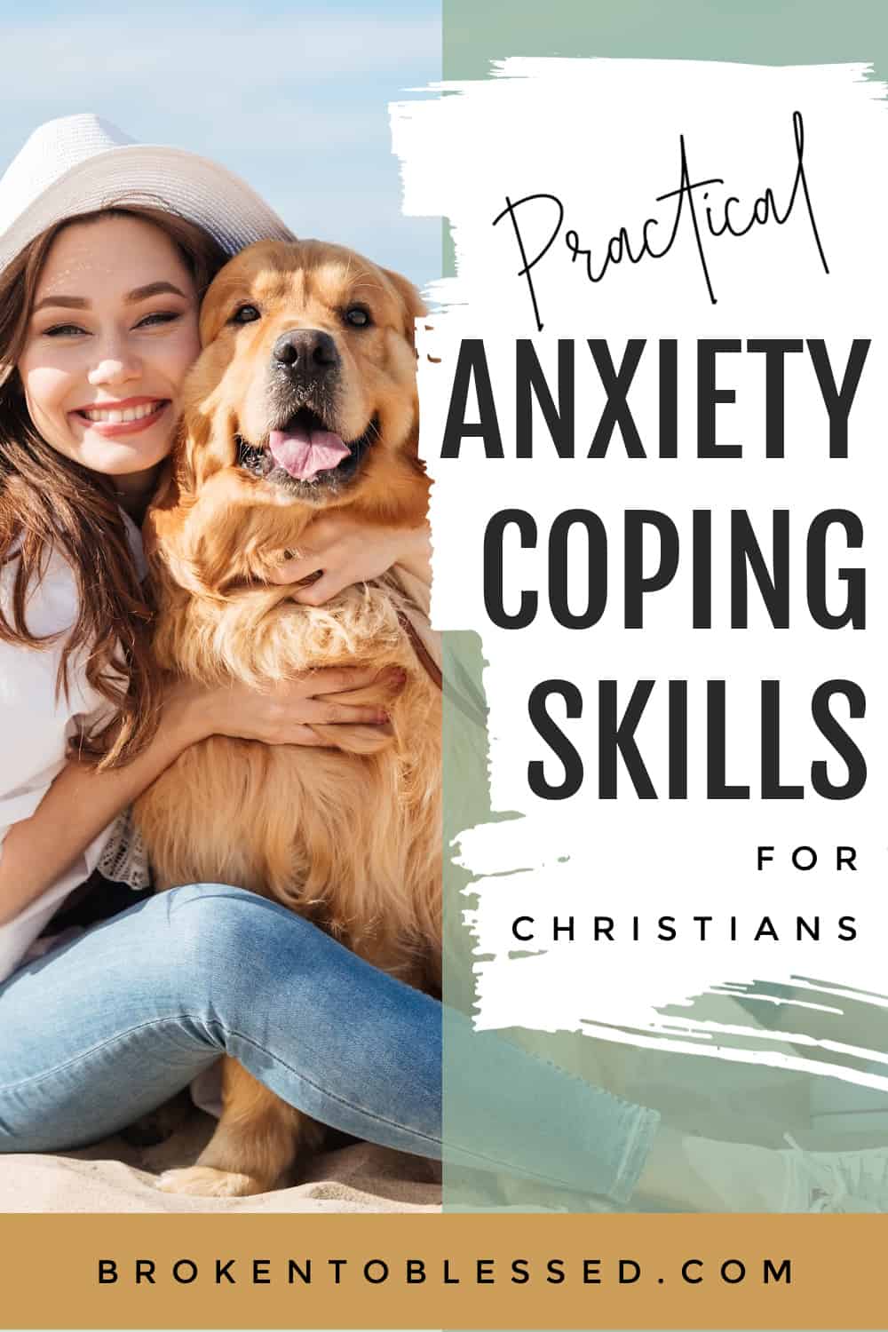 practical anxiety coping skills for Christians | Pinterest image 