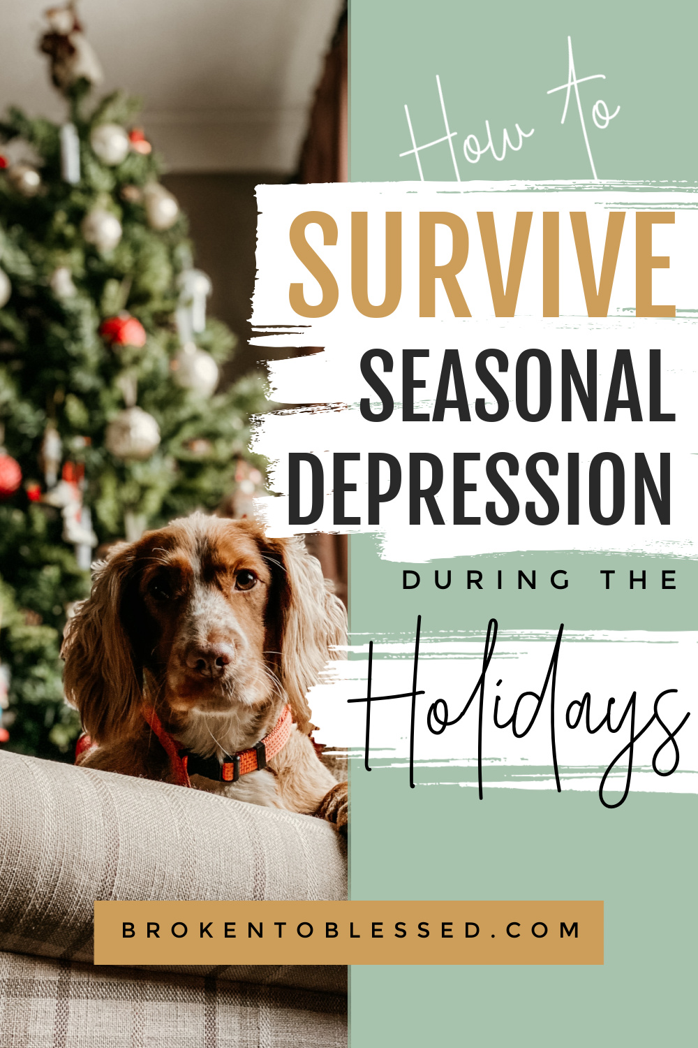 How to survive seasonal depression during the holidays Pinterest image 